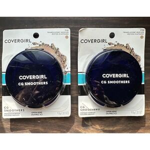 Covergirl CG Smoothers Pressed Powder - Translucent Medium 715 -Set Lot of 2 NEW